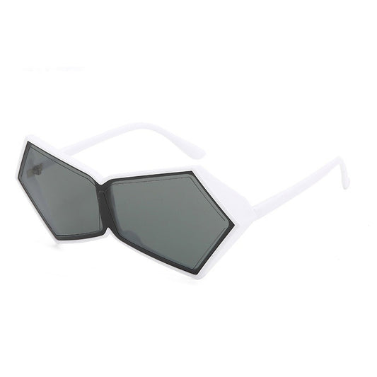 Fashion UV Protection Polygon Frame Sun Glasses